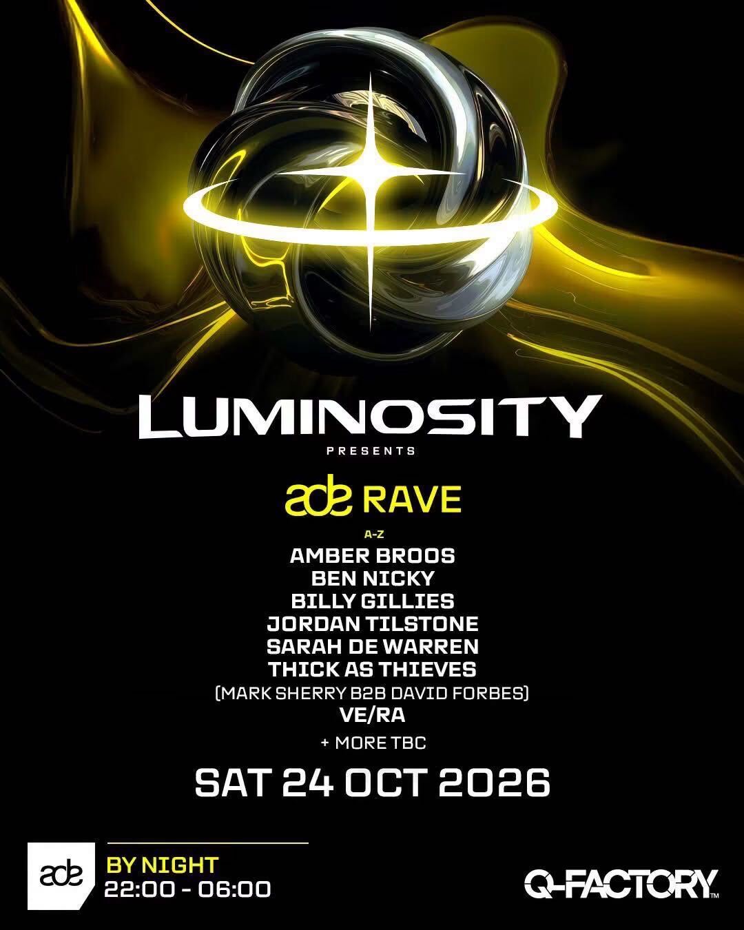 Mark Sherry — Luminosity, Amsterdam flyer