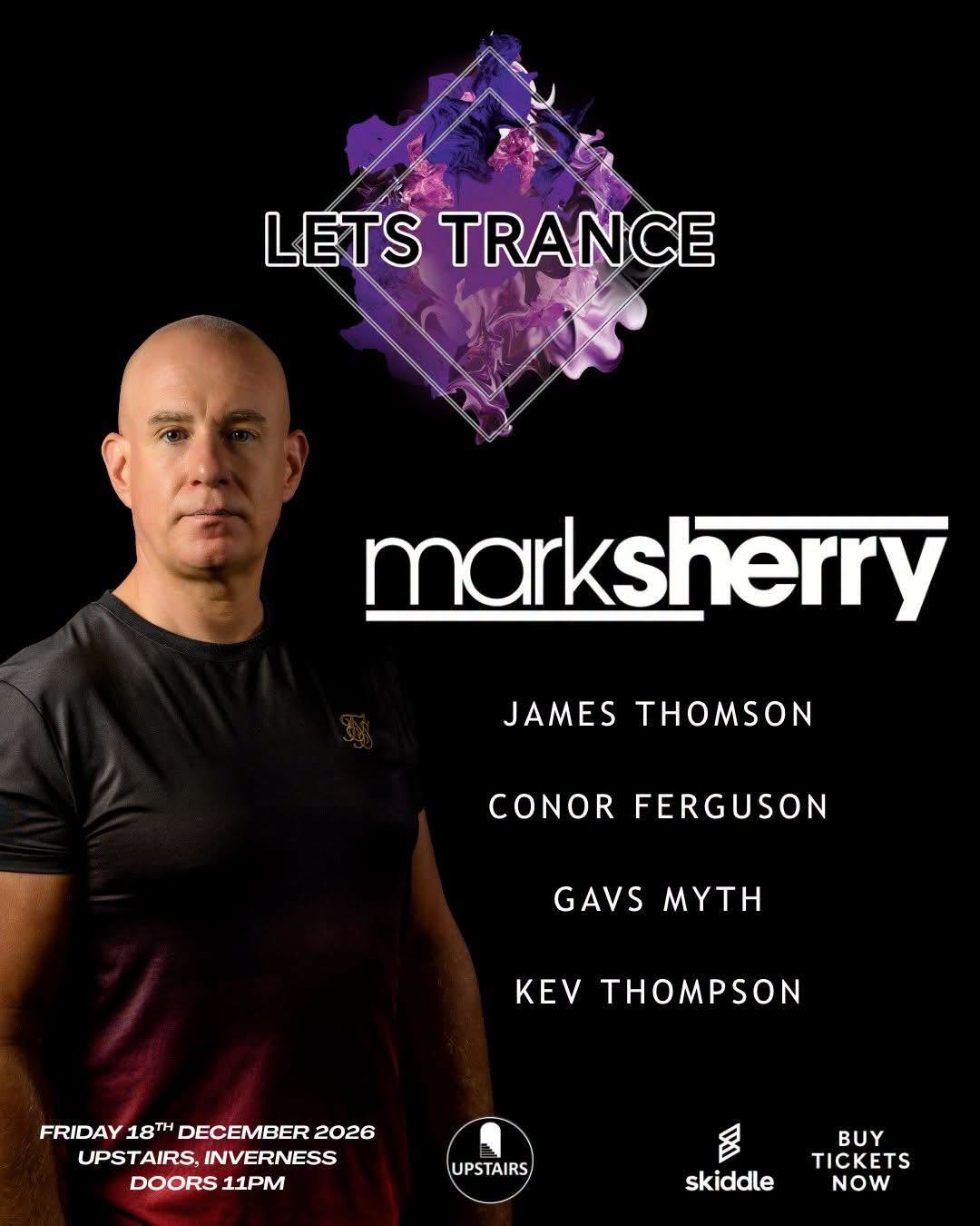 Mark Sherry — Sherry Christmas, Upstairs Inverness flyer